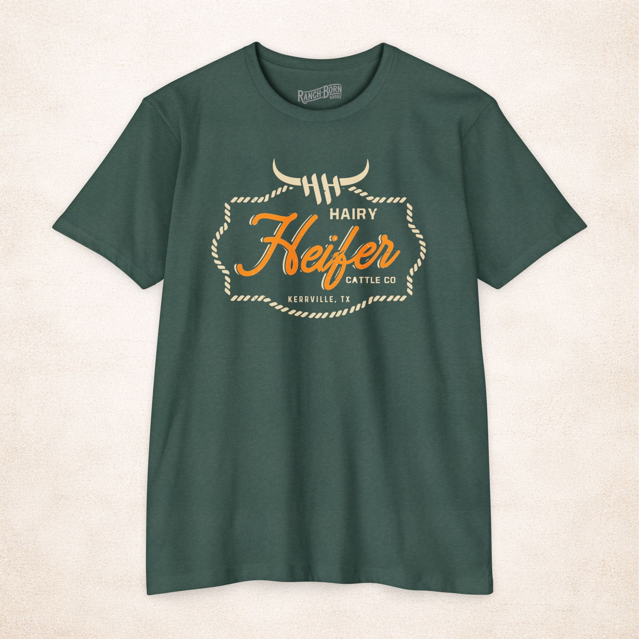Hairy Heifer Stock Rope Tee