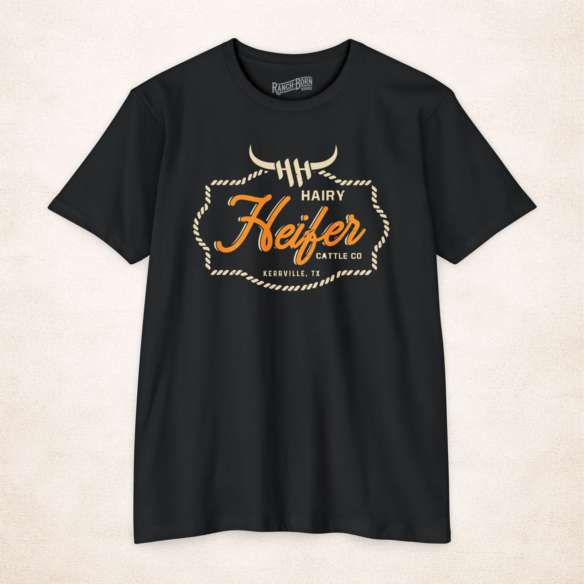 Hairy Heifer Stock Rope Tee