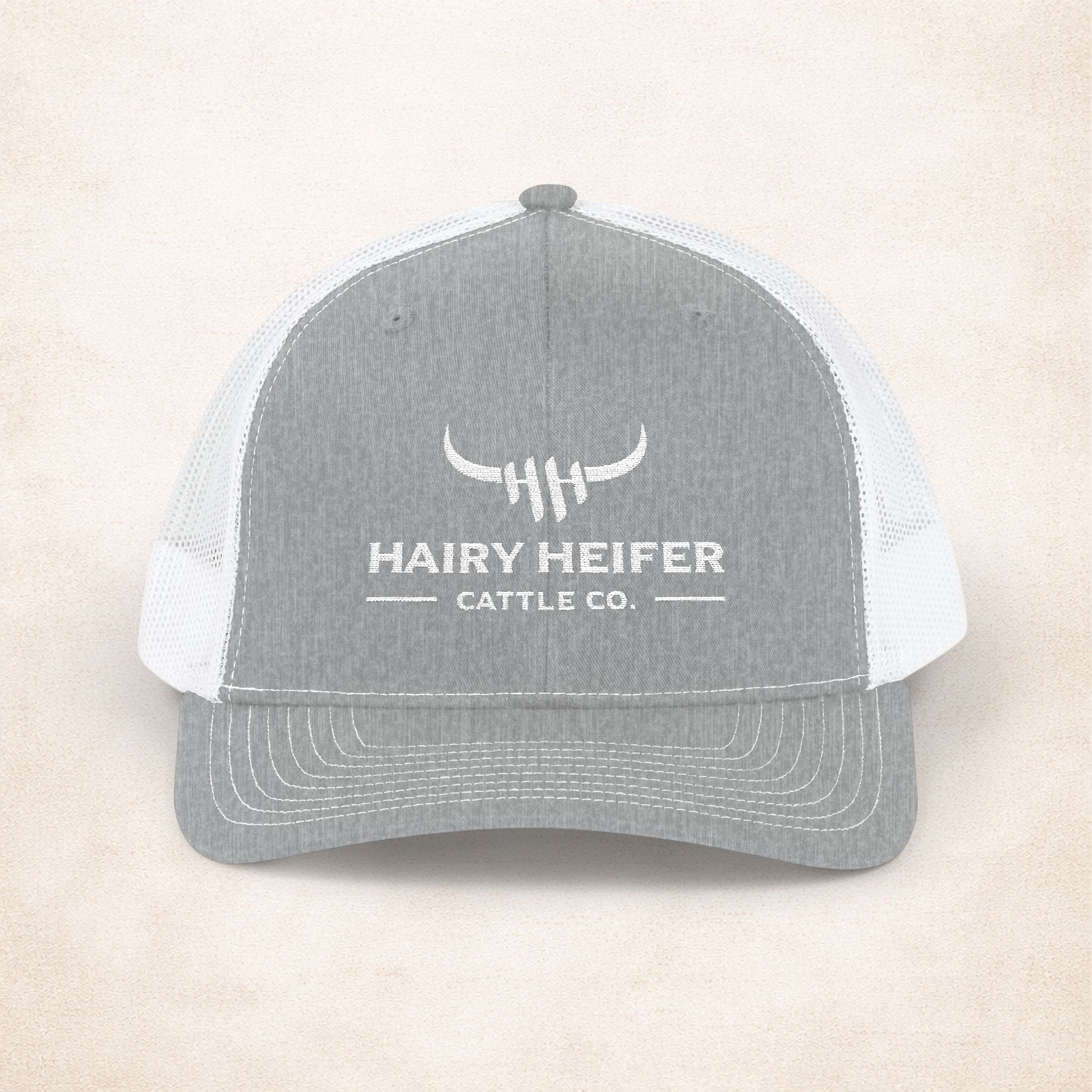 Hairy Heifer Logo Cap White