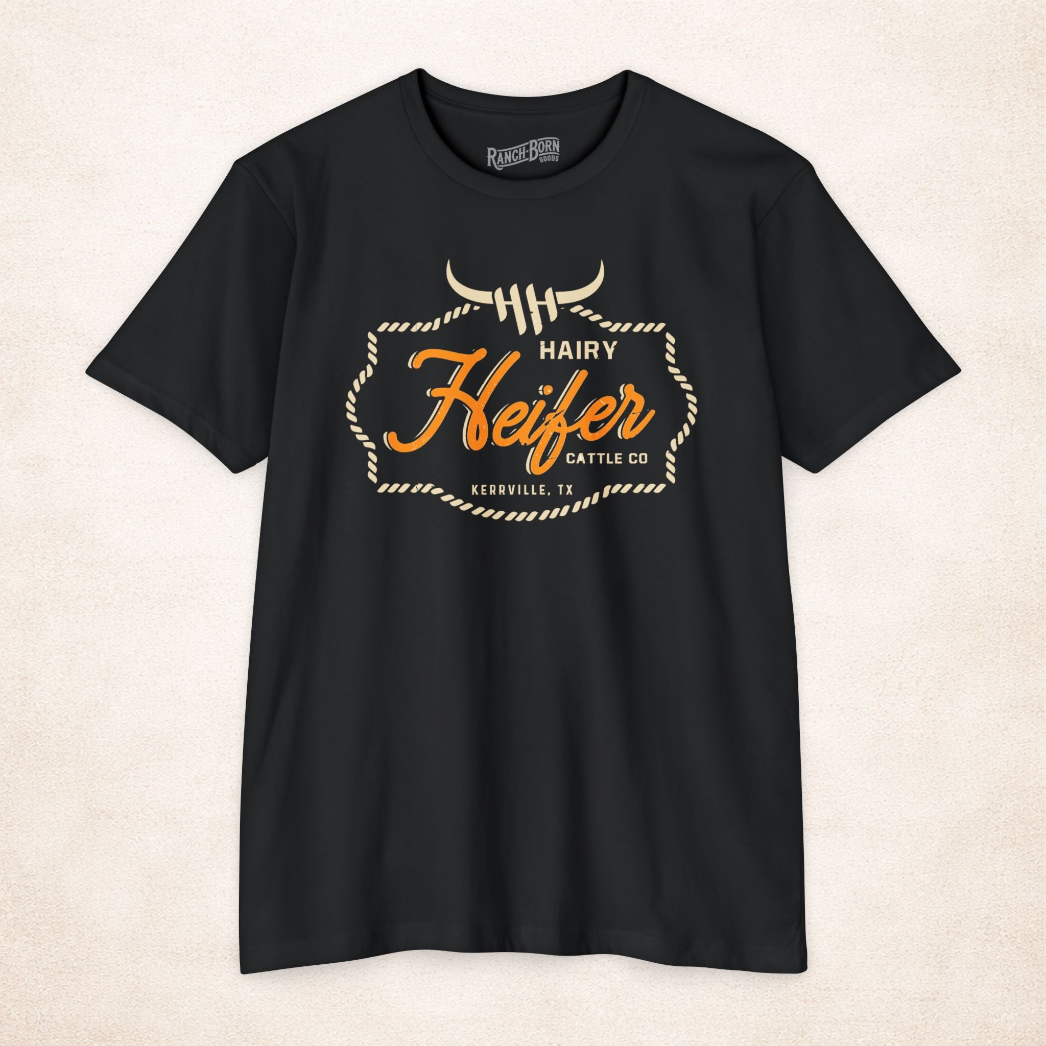 Hairy Heifer Stock Rope Tee