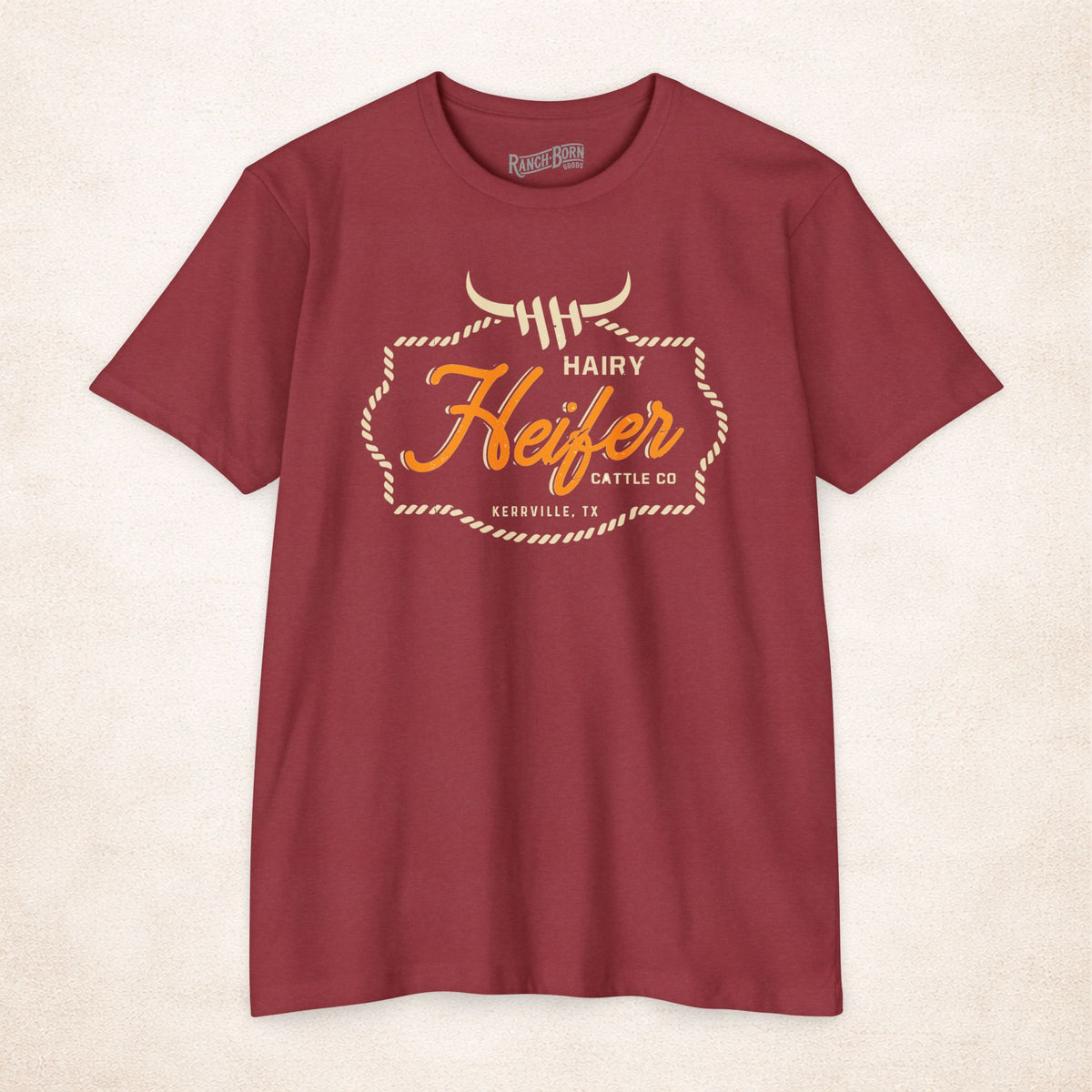 Hairy Heifer Stock Rope Tee