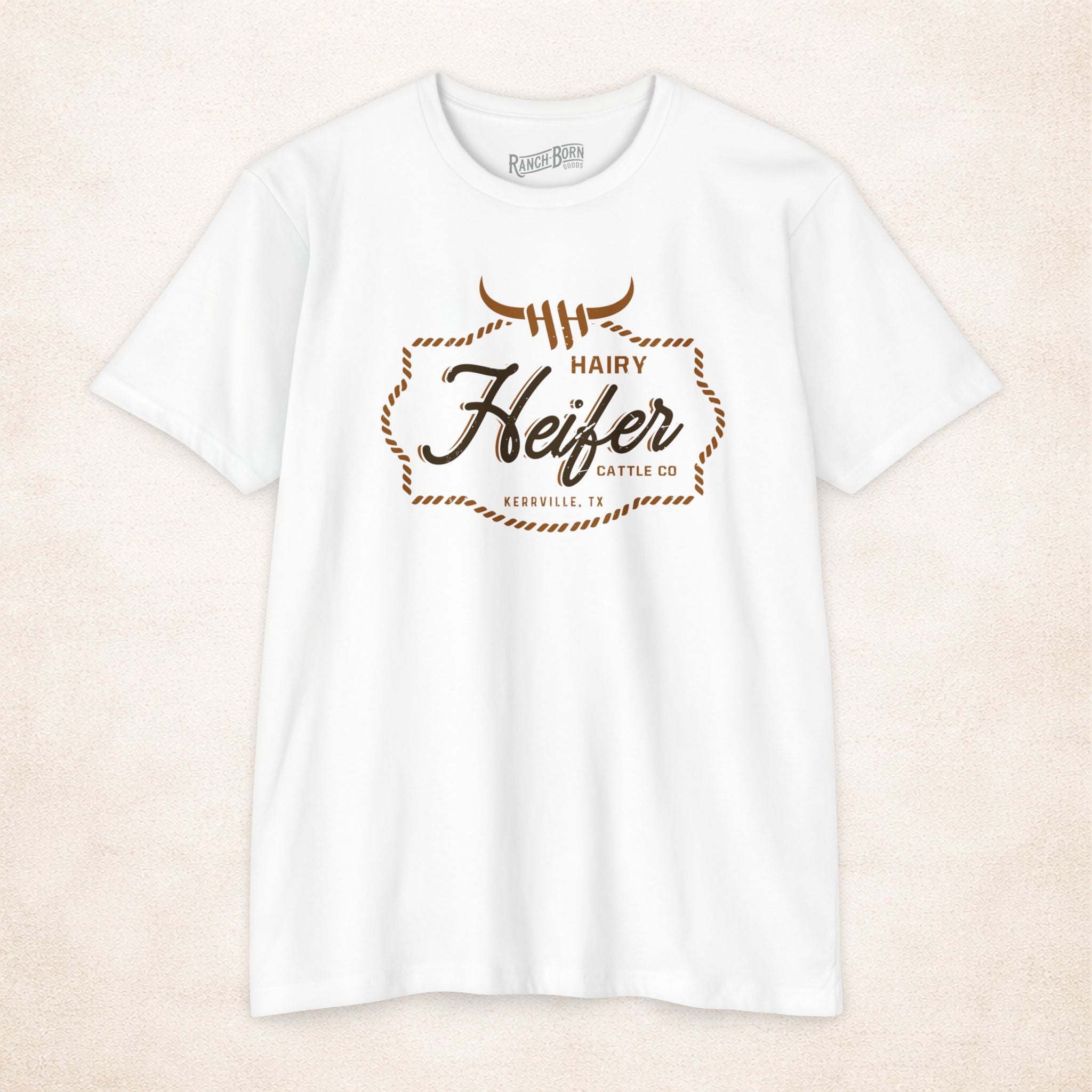 Hairy Heifer Stock Rope Tee