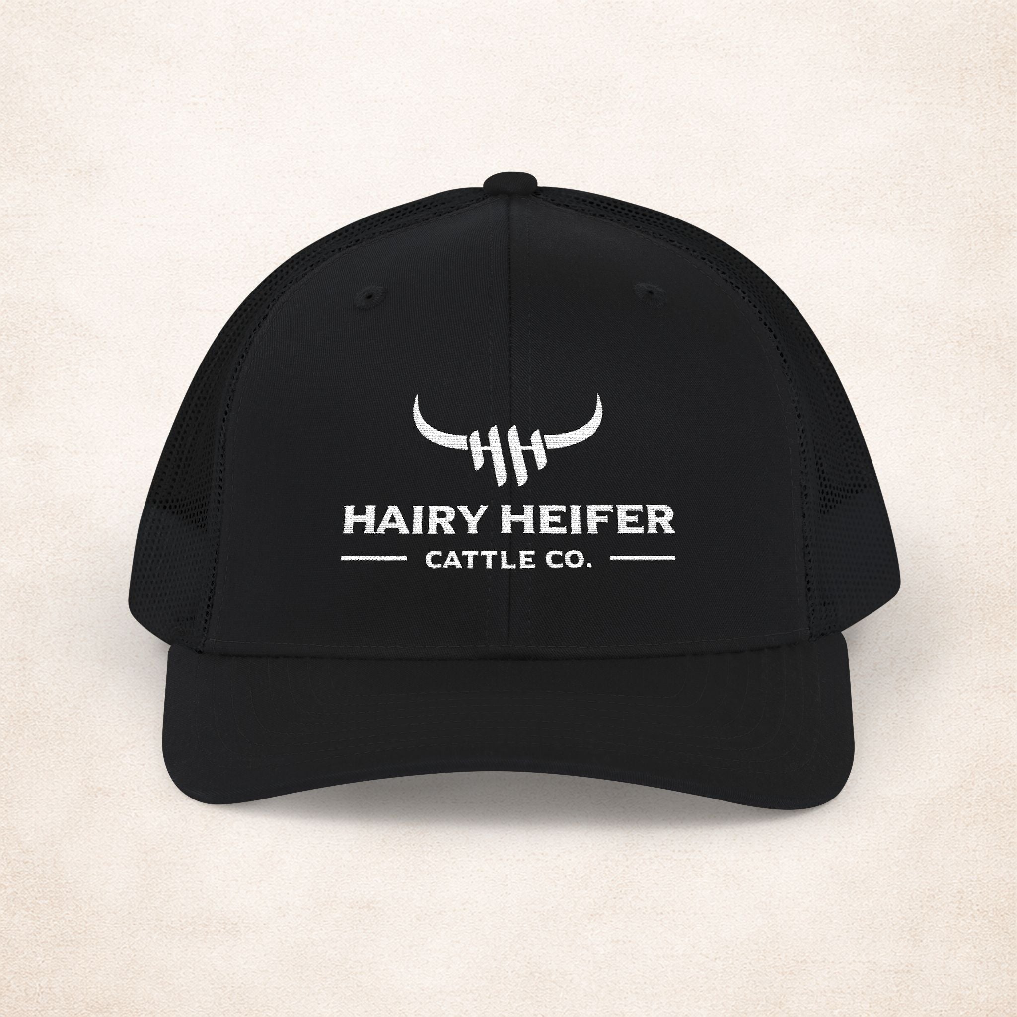 Hairy Heifer Logo Cap White