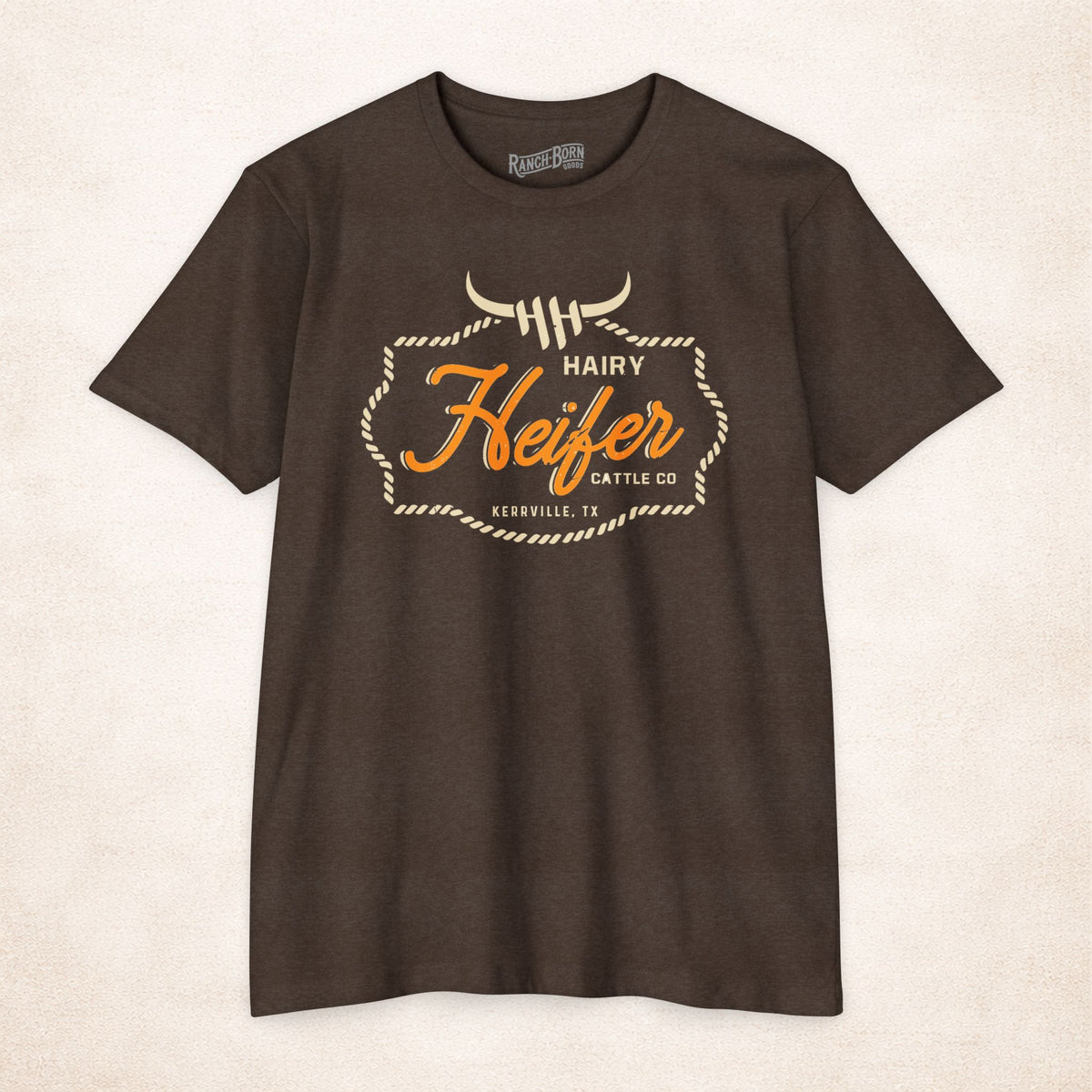 Hairy Heifer Stock Rope Tee
