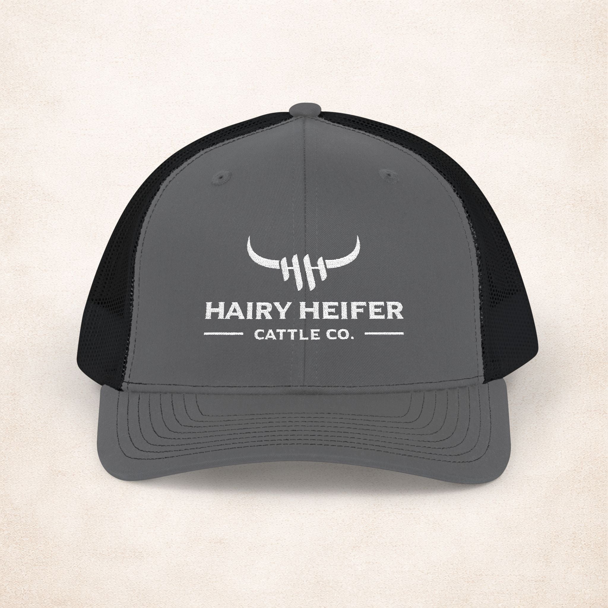 Hairy Heifer Logo Cap White