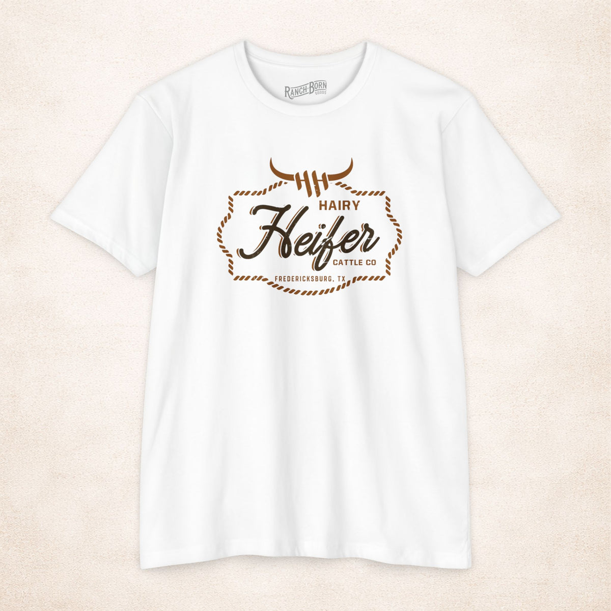 Hairy Heifer Stock Rope Tee