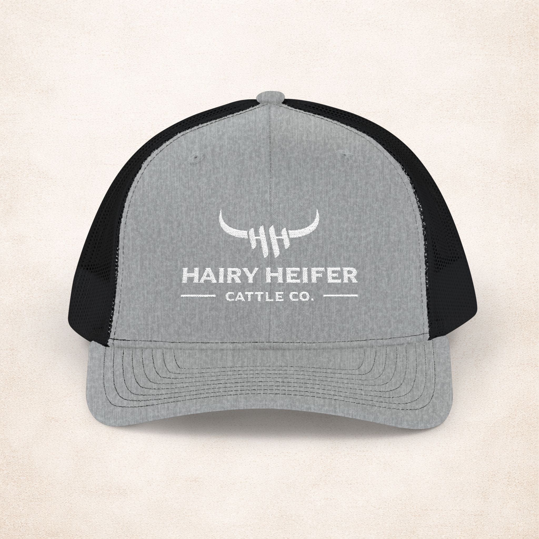 Hairy Heifer Logo Cap White
