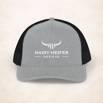 Hairy Heifer Logo Cap White