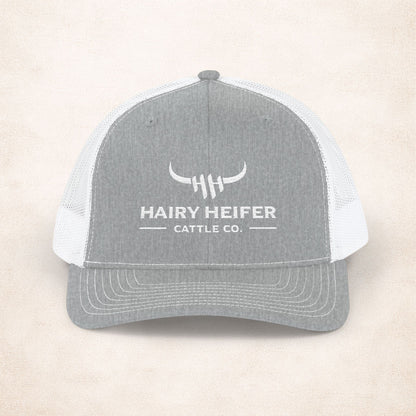 Hairy Heifer Logo Cap White