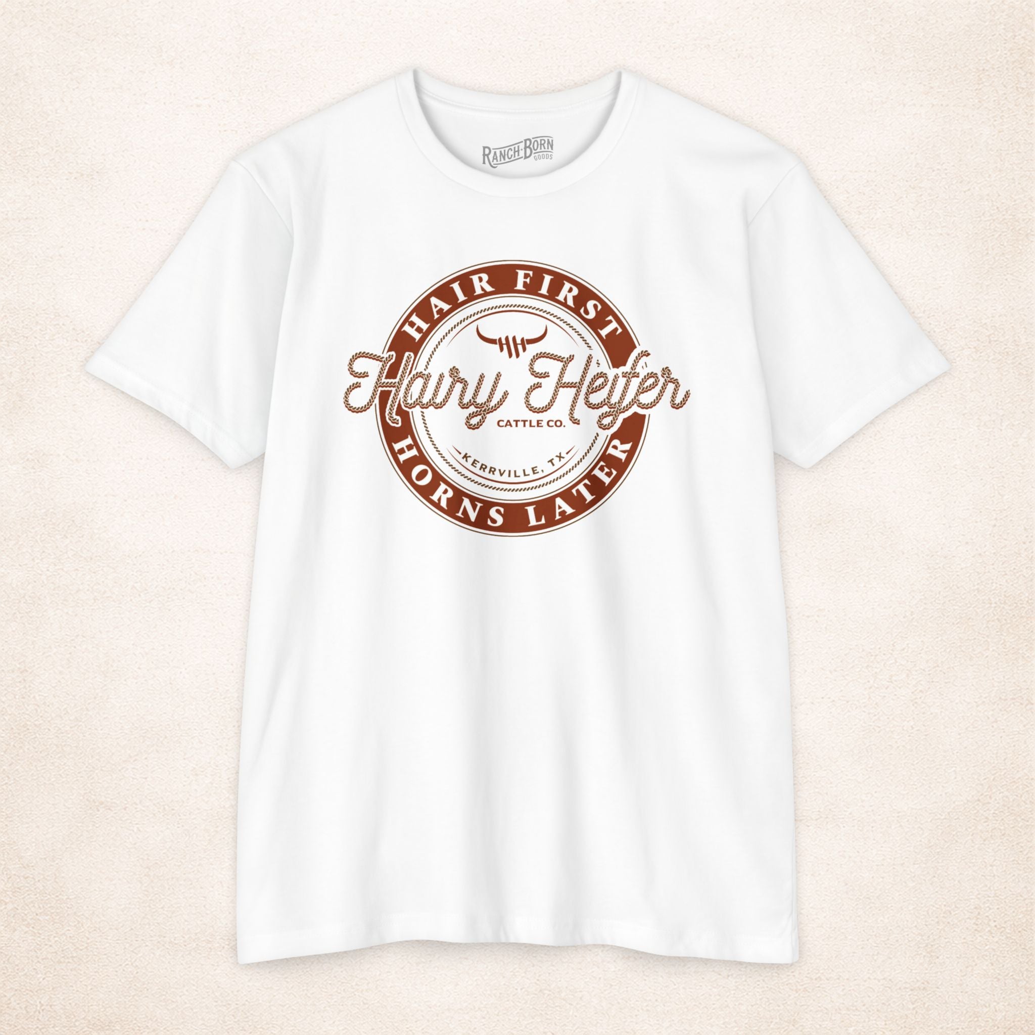 Hair First, Horns Later Tee