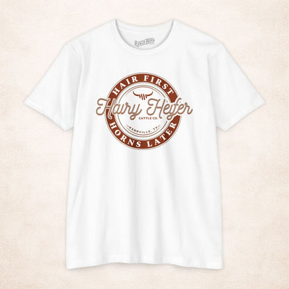Hair First, Horns Later Tee