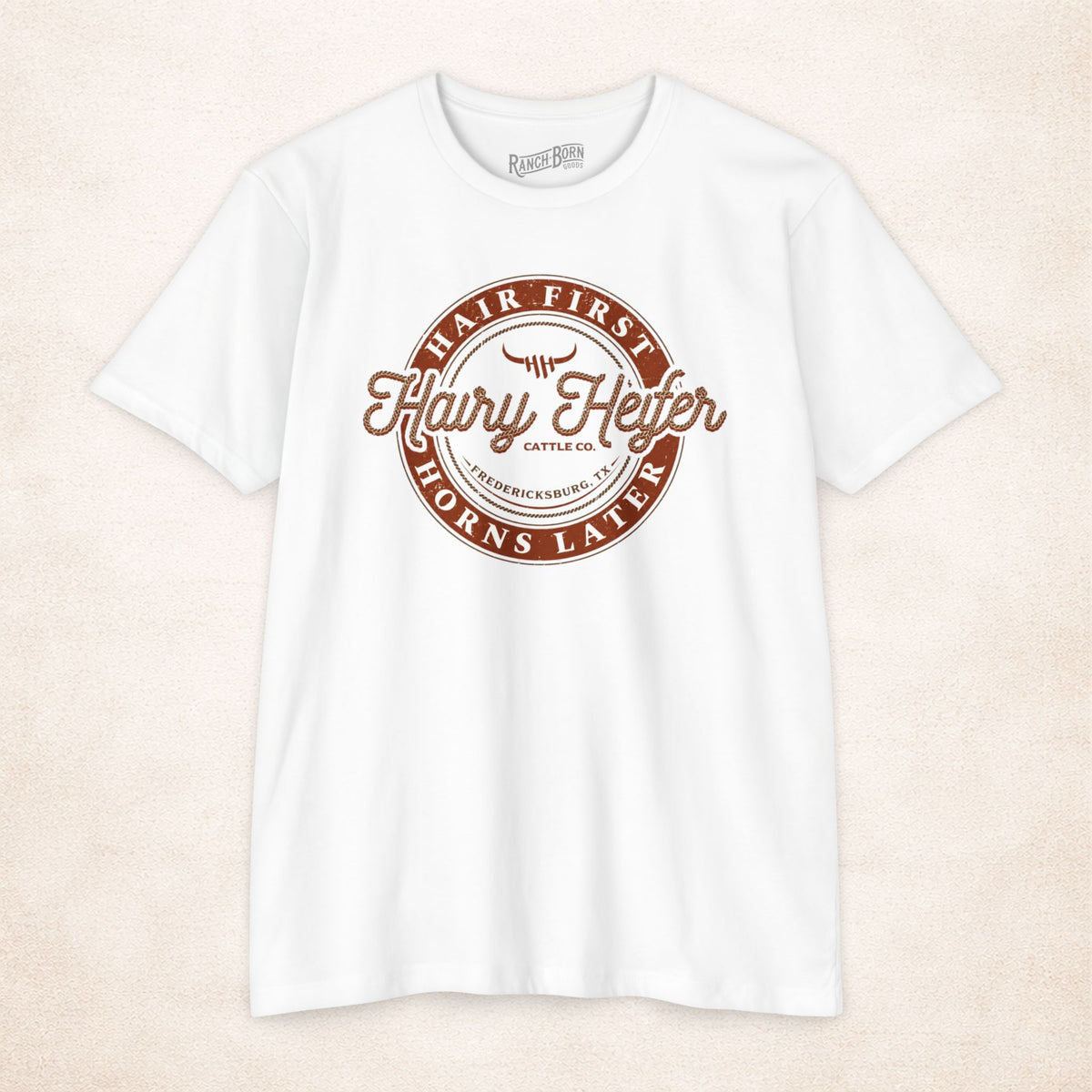 Hair First, Horns Later Tee
