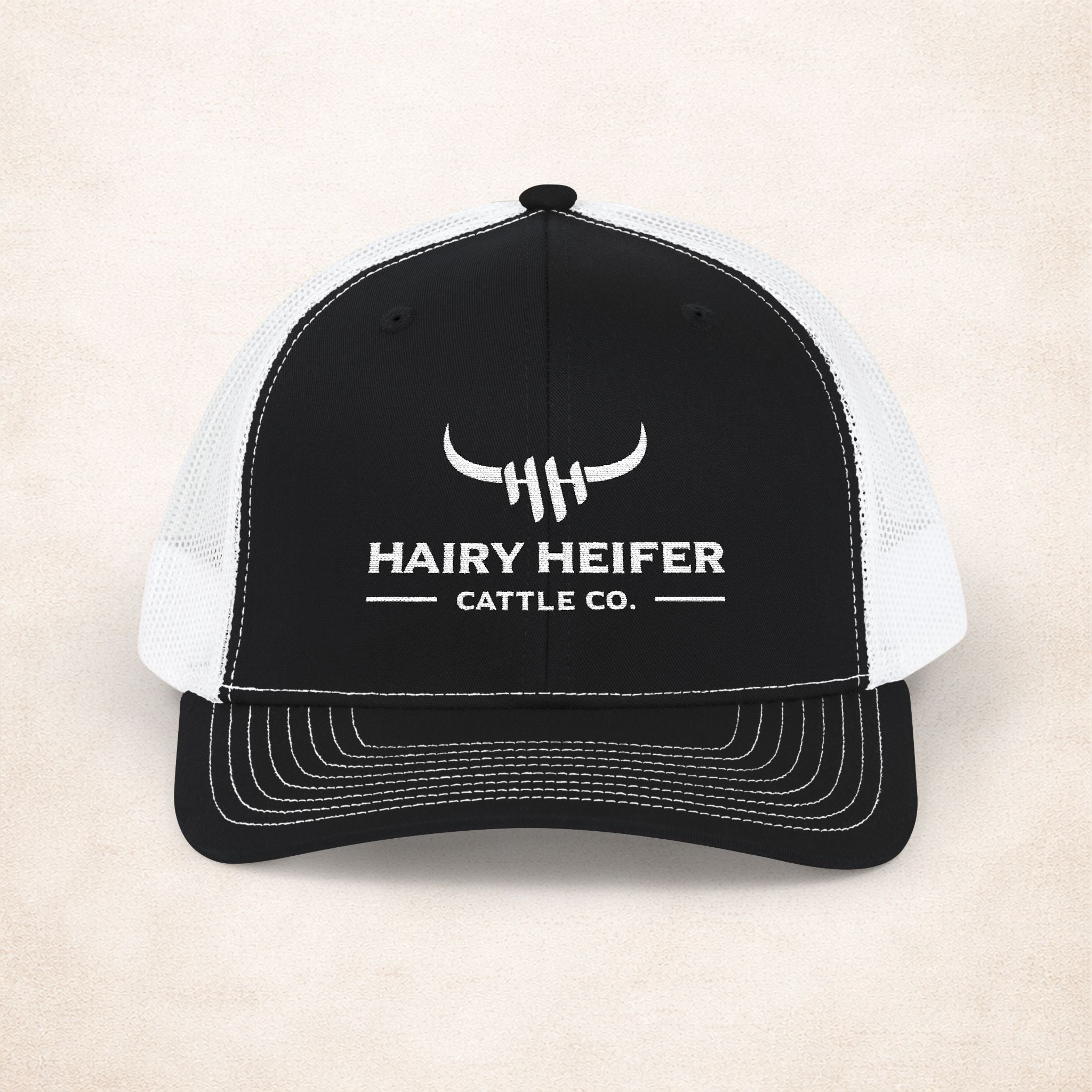 Hairy Heifer Logo Cap White