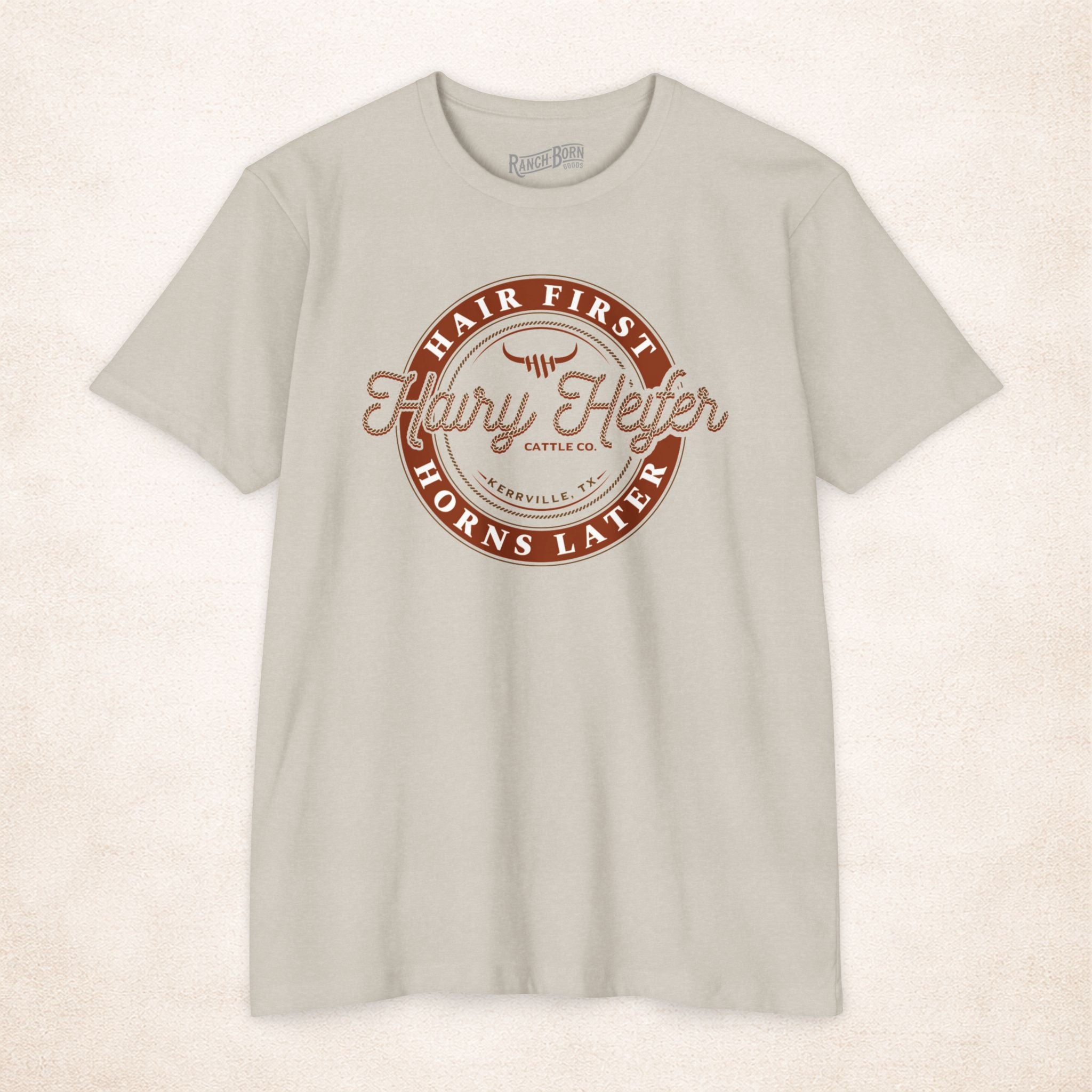 Hair First, Horns Later Tee