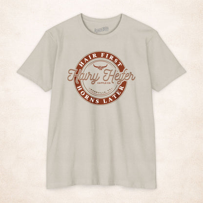 Hair First, Horns Later Tee